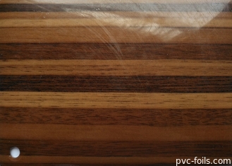 Film Dekoratif PVC Butir Kayu Tahan Air Untuk Laminasi Papan MDF