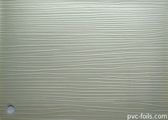 Stain Resistance Embossing PVC Decorative Film Untuk Stan Pameran