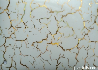 Film Dekoratif PVC Cetak Gloss Tinggi Tahan Api Untuk Permukaan Laminasi