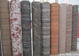 High Gloss Marmer Pvc Lamination Film Roll Furniture Cover Dekoratif