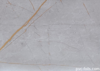 Grey Gloss White Self Adhesive Film Marmer Pvc Dekoratif Foil Meja Kopi