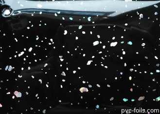 Foil Membran PVC Hitam Metalik Untuk Dekorasi Pintu Kabinet