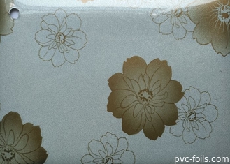 Shiny Flower Printed Self Adhesive Pvc Film Suppliers Untuk Pintu Kabinet