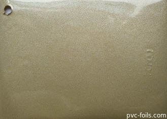 Sparkle Golden Color PVC Decorative Foil Untuk Menekan Membran