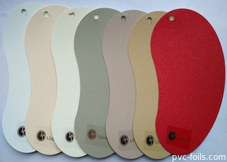 White Silver Soft Pvc Foil Produksi Film Perekat Diri Dekoratif Untuk Furnitur
