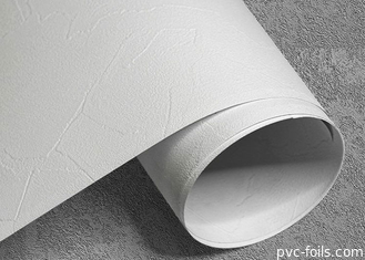 Lembar Laminasi Pvc 0.50mm Untuk Pola Semen Panel Dinding Lemari Pakaian