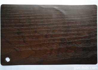 Efek Kayu Foil Wrap Pvc Furniture Film Self Adhesive Membrane Indoor