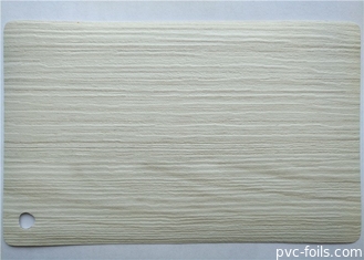 Serat Kayu Pvc 3d Membran Foil Film Laminating Putih