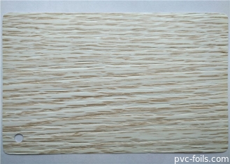 Menekan Foil Membran PVC Untuk Pintu Kabinet Kayu Putih 0.35MM