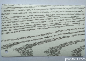 Vacuum Press PVC Dekoratif Foil Untuk Lemari Dapur Tertutup Kayu