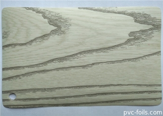 Stiker PVC Kayu Butir Foil Untuk Perabotan Pintu Papan MDF Dapur