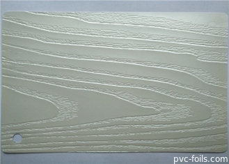 Hot Stamping PVC Wood Grain Foil Wrap Vinyl Penutup Furnitur Dalam Ruangan