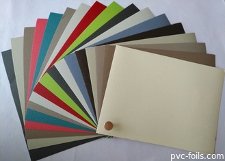 Vacuum Press Pvc Membrane Foil Untuk Pintu Panel Mdf Frosting Warna Solid