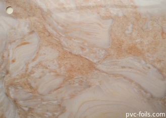 Disesuaikan Desain Marmer PVC Foli Dekoratif Untuk Produsen Furnitur
