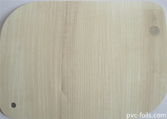 100 Micron White Wood Grain Dekoratif Membentang Film Langit-langit Pvc