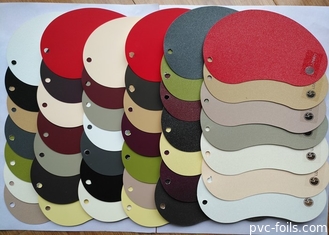 Film Pembungkus Gulungan Foil Pvc Emas Lembut Untuk Perabotan