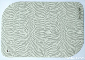 Foil Dekoratif PVC Timbul Warna Putih Untuk Fasad Furnitur