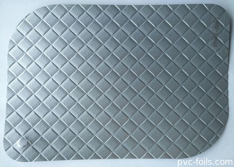 Kain Metalik Pvc Laminasi Lembar Desain Pintu Panel Perabotan Dekorasi