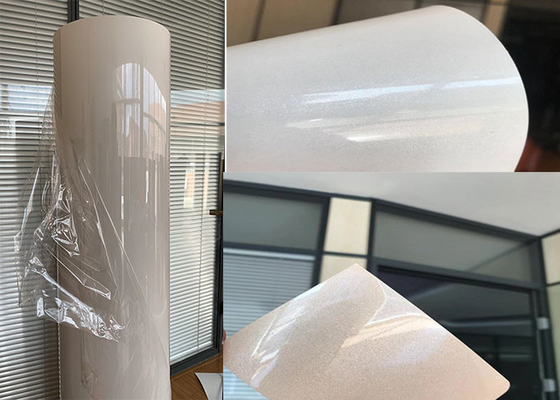 0.10mm PVC Foil Dekoratif Tinggi Glossy Furniture Cover Table Top Vinyl Wrap