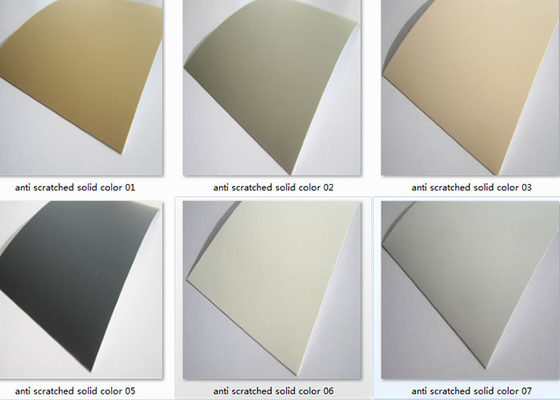 0.16mm Tebal Furniture Soft PVC Foil Wrap Untuk MDF Vacuum Membran Menekan