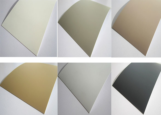 0.16mm Tebal Furniture Soft PVC Foil Wrap Untuk MDF Vacuum Membran Menekan