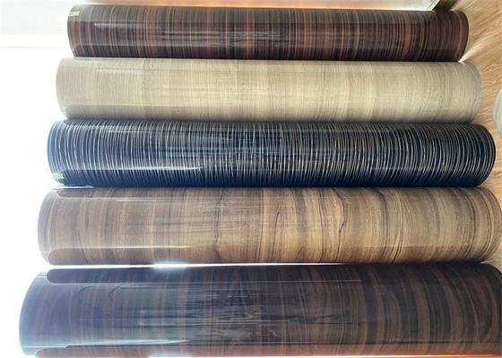 Tahan Noda Film PVC Dekoratif Gloss Tinggi Untuk Desain Permukaan