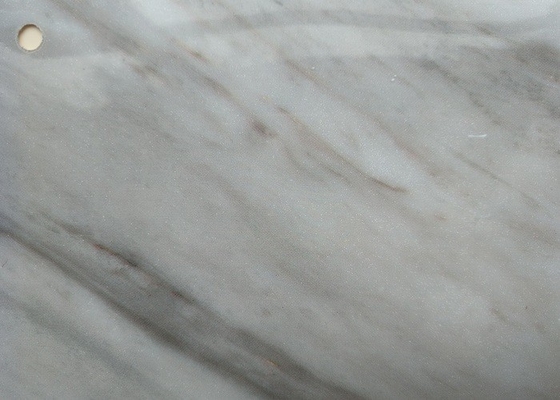 White Grey Marble Self Adhesive PVC Foil Untuk Memperbarui Permukaan Kabinet