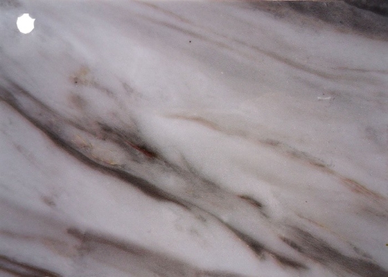 White Grey Marble Self Adhesive PVC Foil Untuk Memperbarui Permukaan Kabinet