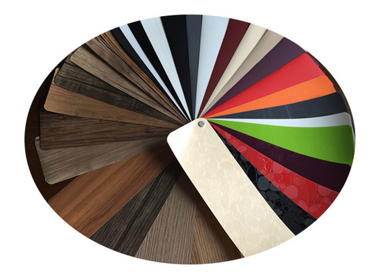 0.50mm Tebal PVC Furniture Foil Untuk Pintu Kabinet Dapur