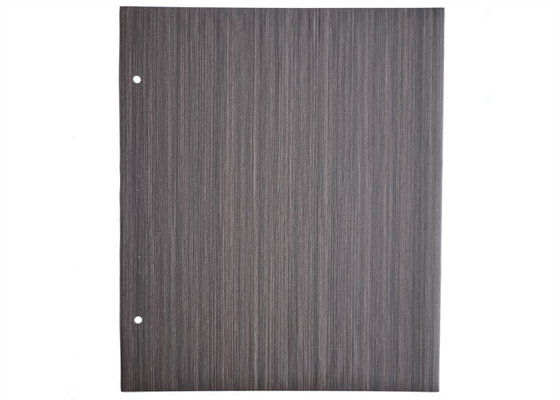 Warna Kayu Abu-abu Pvc Dekoratif Foil Roll 0.50mm Untuk Meja Kantor Penutup Atas