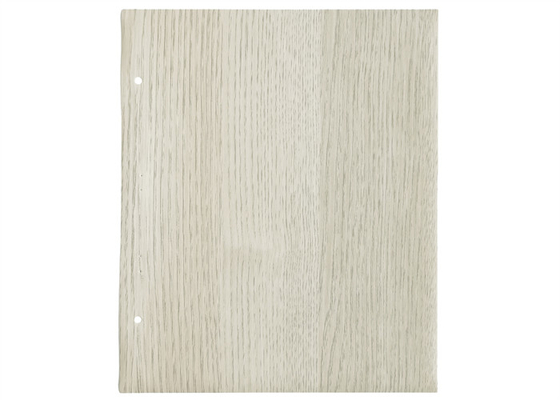 Warna Kayu Kustom PVC Furniture Foil Ketebalan 0.15mm Tahan Api