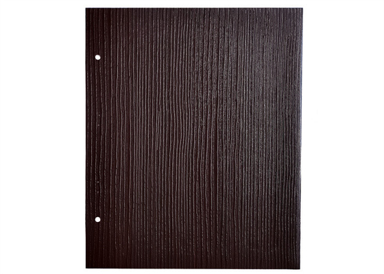 Kayu Gelap Disikat PVC Kayu Butir Foil Ketebalan 100 Mikron