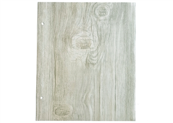 Matte Finish Membentang PVC Wood Grain Foil Ketebalan 120 Mikron