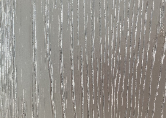 Film Dekoratif PVC Timbul Laminasi Warna Solid Untuk Panel Interior