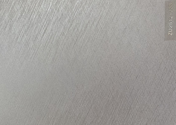 Silver Scratch Embossed PVC Film Untuk Laminasi Panel Dekoratif Interior