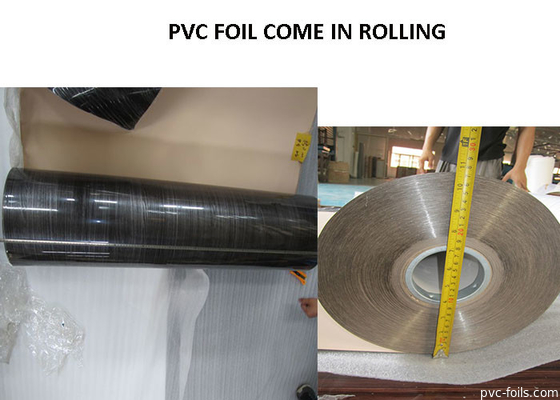 Cermin Seperti Serat Kayu Foil Dekoratif PVC Untuk Furnitur Kamar Tidur