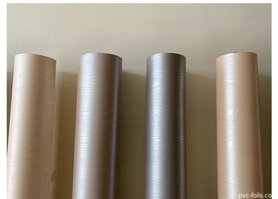 Foil Furnitur Matte PVC Warna Polos Untuk Pintu MDF Berbentuk Dekoratif