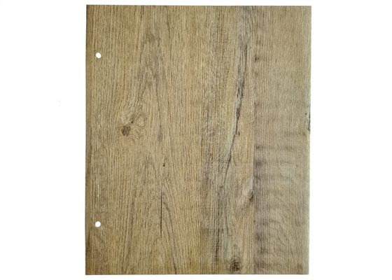Foil Butir Kayu PVC Tahan Gores Untuk Permukaan Dekoratif Interior