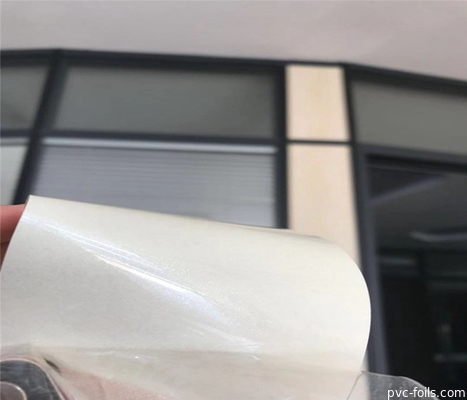 Film PVC Gloss Tinggi 1400mm Untuk Dekorasi Pintu Furnitur Anti Gores