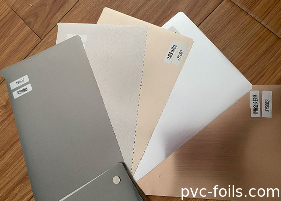 Serbaguna Meta Silver Brush Color PVC Decorative Film Untuk Panel Peralatan Rumah Tangga