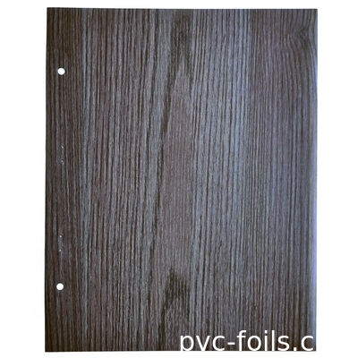 ROHS Film Dekoratif PVC Perekat Serat Kayu Ketebalan 0,07mm-0,25mm