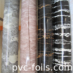 Matte Finish PVC Decorative Film 60mm-1240mm Untuk Laminasi MDF