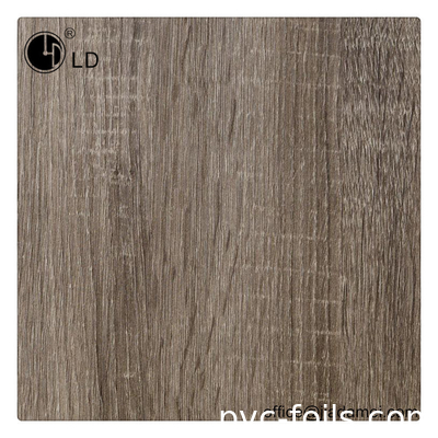 Dekorasi Furnitur Film Dekoratif PVC Pola Butir Kayu