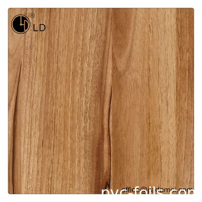 Perawatan Permukaan Matte Film Dekoratif PVC Desain Butir Kayu