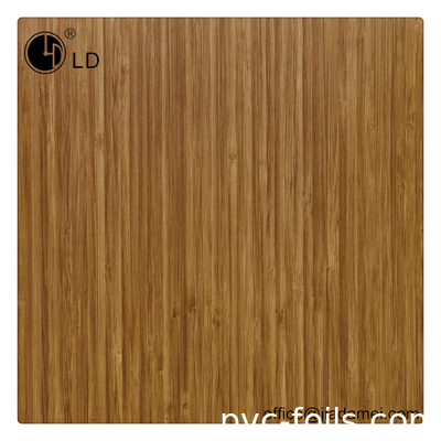 Perawatan Permukaan Matte Film Dekoratif PVC Desain Butir Kayu