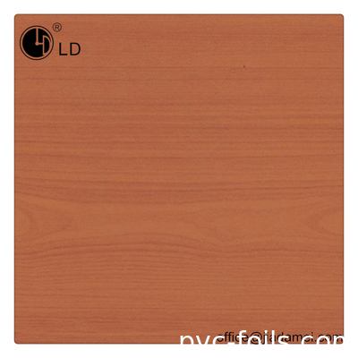 Film Dekoratif PVC Warna Kayu 0,16mm Untuk Laminasi Pintu WPC