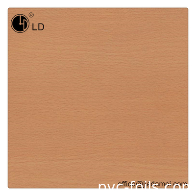 Film Dekoratif PVC Warna Kayu 0,16mm Untuk Laminasi Pintu WPC