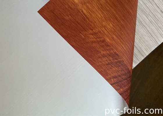 Film laminasi PVC semi kaku untuk dekorasi permukaan panel jendela plastik
