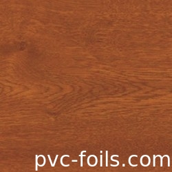 Golden Oak PVC Laminasi Film Warna Untuk jendela Dan Door Profile Wrapping