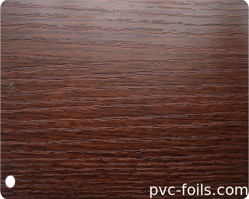 Film laminasi PVC semi kaku untuk dekorasi permukaan panel jendela plastik